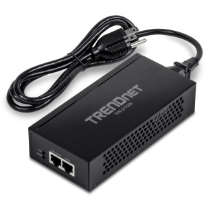 TRENDnet TPE-215GI 2.5 Gigabit PoE+ Injector, 30W power, Wall mount, Integrated power supply